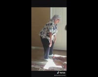 Grandma dances alone living room hawaiian shirt 