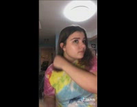 Collab BitchIG2 - Girl tie dye shirt koolaid hair dye 