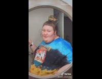 Led zeppelin shirt girl bathroom mirror over