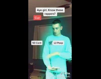 Collab KaleSaladIG - Guy uses 50 cent Lil peep pick up line on girl