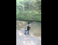 Collab BitchMP - Guy climbs broken tree stump 