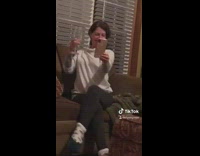 Mom needs longer arm for selfie couch