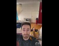 Collab BitchIG2 - Guy throws cheese behind back on woman