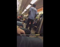 man blue shirt dance michael jackson