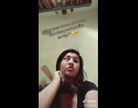 Collab ClipsIG - Lady looks down glass eye falls out