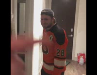 Guy asks friend if he is drinking 