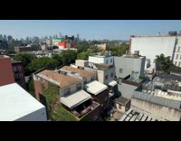 Doll placed lie down on the roof