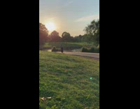 Guy one wheel board drink beer park