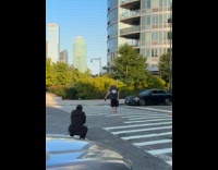 Collab WINY - Man drops cup with black liquid inside