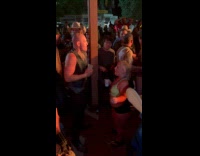 McGregor ignores woman dancing in front of him