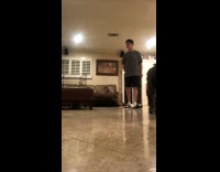 Guy pretends to die black dog humps him