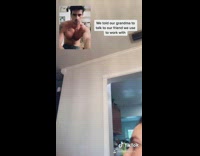 Girl pranks grandma fake facetime video call 