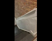 Graffiti of hot water found inside apartment complex 