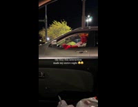 Man anger halloween costume car