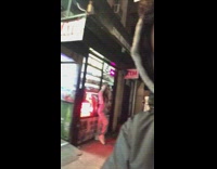 girl storefront night time pictures