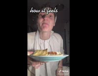 How it looks when I eat bread and cheese as a snack 