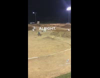 Dad tries to do bike course 