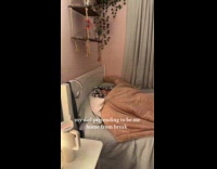 Dad pretending to be daughter when shes at home 