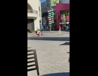 White shirt guy menchies frozen yogurt plaza