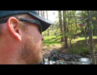 Guy selfie video imitate turkey noise respond