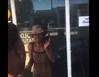 Guy selife video then scream at random woman