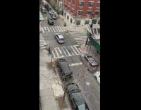 Group of guys walking outside talk loudly