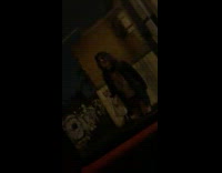 Prostitute walks up to window of car, driver drives away and leaves her in cloud of smoke