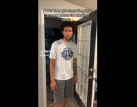 Woman wears boyfriends clothes 