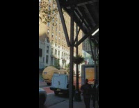 Planters peanut nutmobile vehicle driving in street