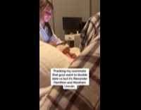 Woman pranks roommate with fake double date 