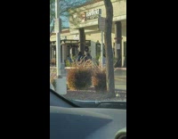 girl with bucket hat video in parking lot