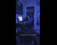 Collab Clips mpugc - Guy falls over on chair friend in room