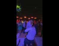 Guys try to flip woman end up dropping her