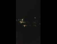 Thunderstorm continuous light flash balcony night sky