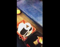 Black shorts girl indoor gymnastics gym fail