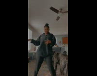 Foot gets caught on leash girl fail 