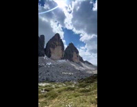 Girl trips friend on hike