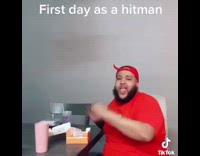 Guy chokes on food drinks poison water