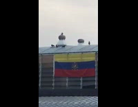 Collab ZarSubmissions - Bird stands spins around turbine vent roof