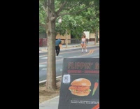Woman Rollerblade photo shoot middle of the street Part 2