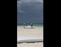 Girl lay on large bed beach surfboard