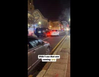 Police car gets into accident