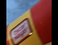 Guy drives past oscar mayer wienermobile