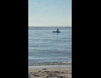 Woman bikini selfie pictorial mini boat beach