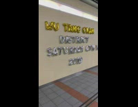 Collab Subway Creatures - Wu Tang Clan golden balloons on subway station walls #BluePointWhatTheL