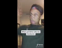 When grandma calls me handsome guy dances 