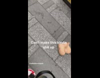 Dildo attached to hips found on sidewalk 