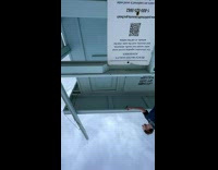 Guy tries to flip from beach tower slow motion 