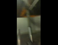 Collab Clips mpugc - Silver car runs into pillar while girl lifts gate