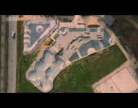 Skatepark Time Lapse Drone Video Shoot Sunset